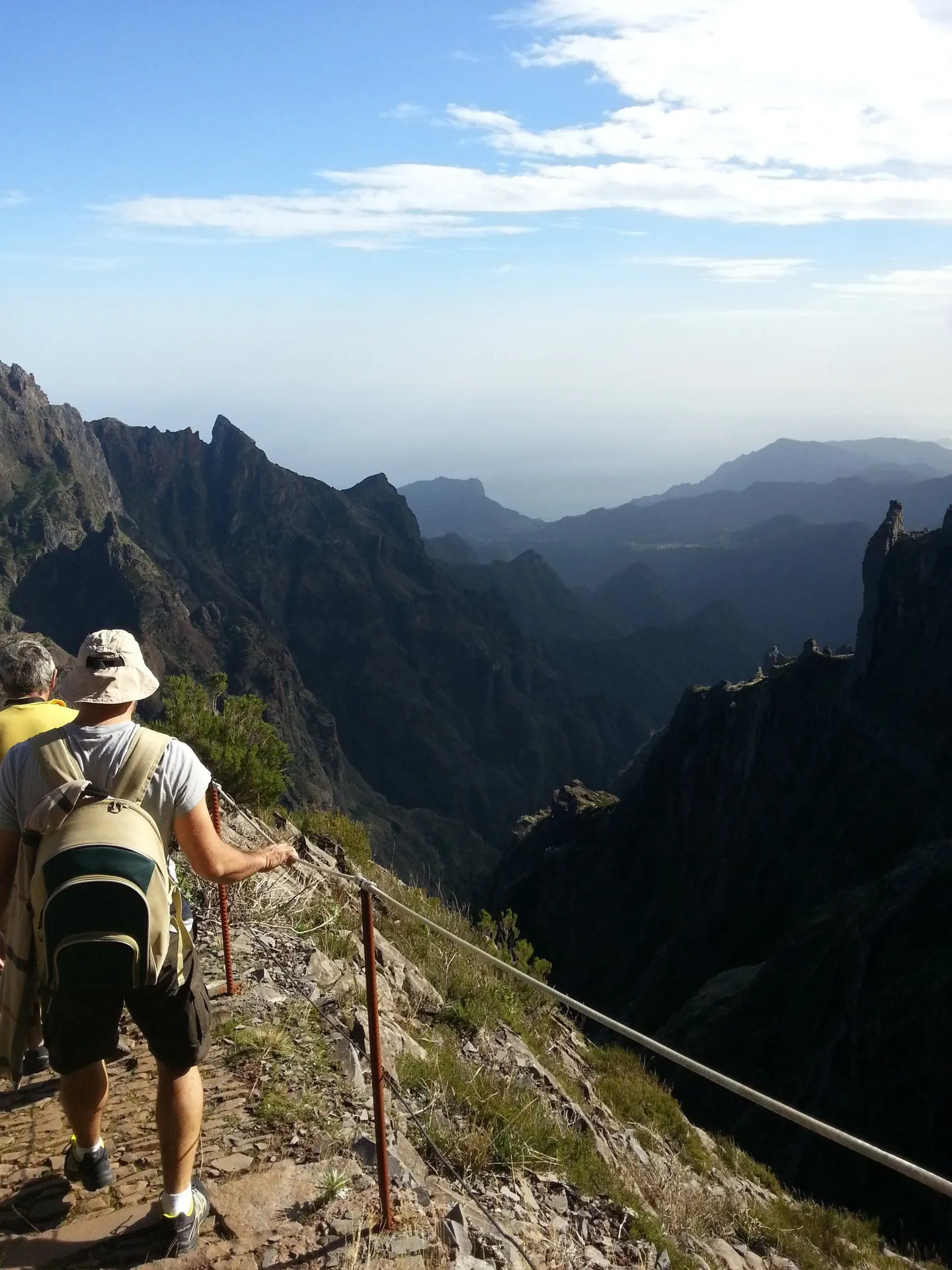 On the ridges above the clouds