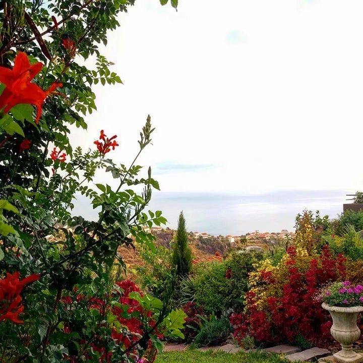 Der blühende Garten mit Meerblick — Gemeinschaftsbereich