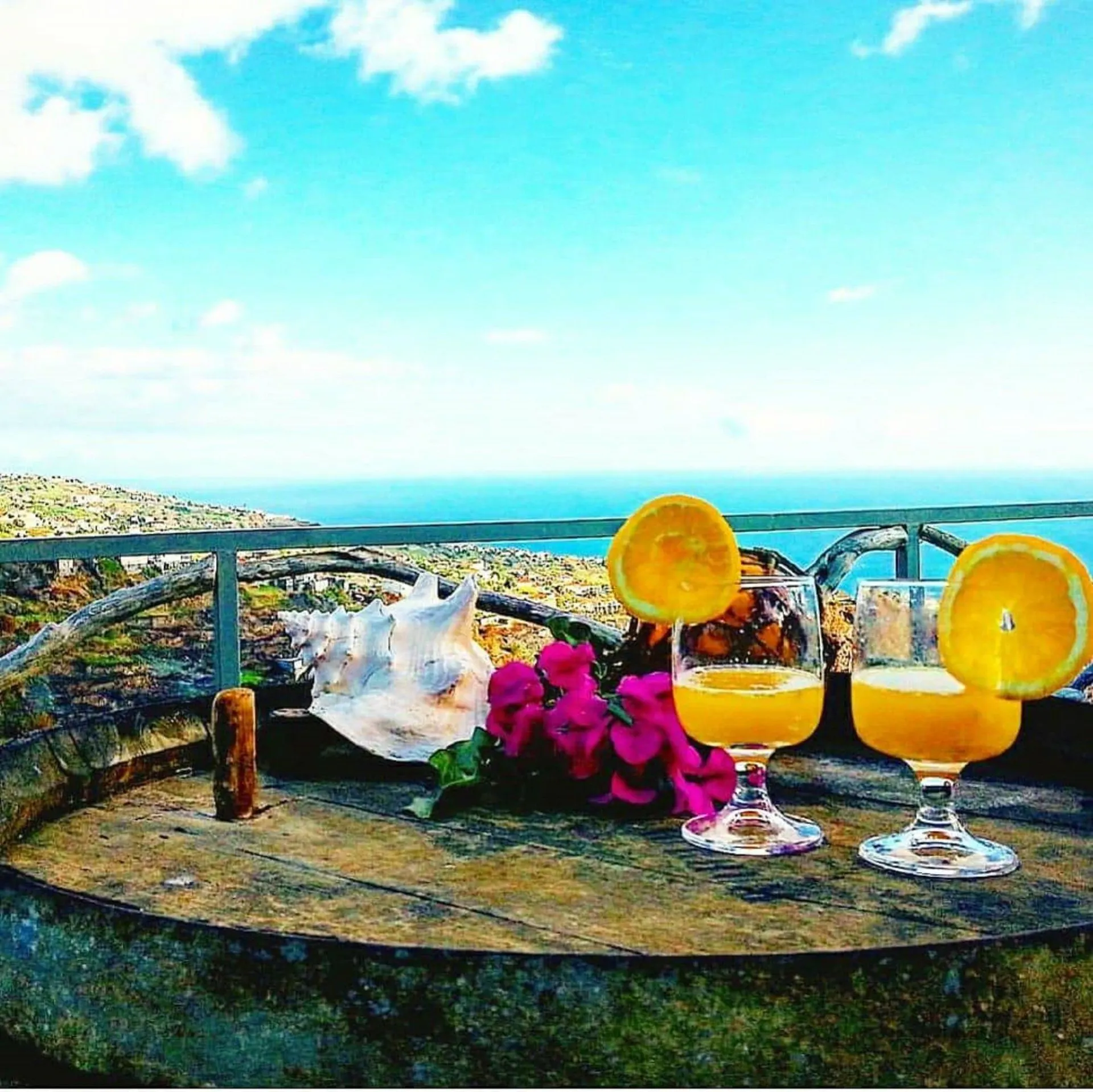 L'apéritif face à l'Atlantique