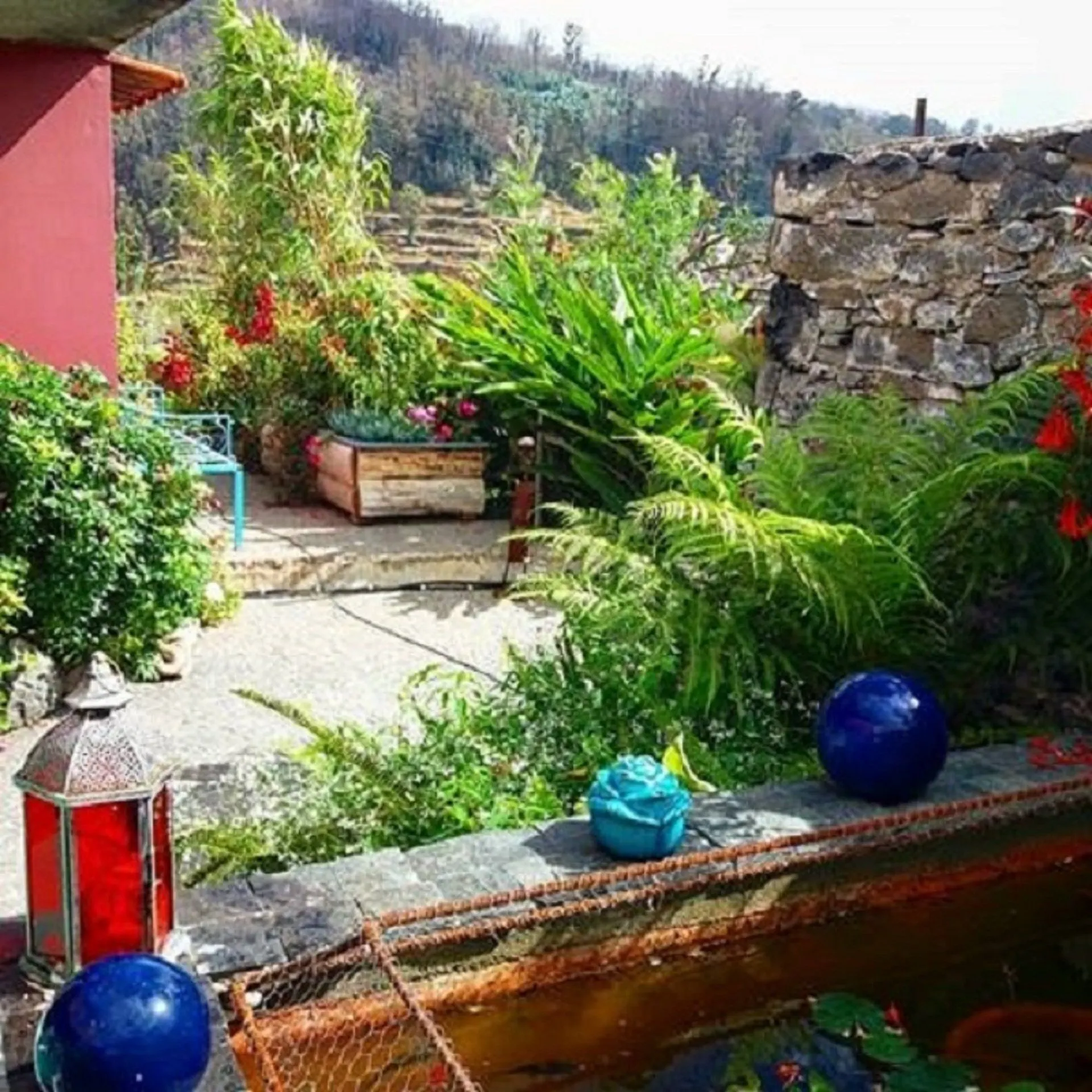 Le patio, à l'abri des regards
